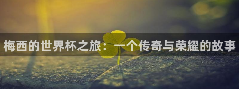世界杯欧洲区世预赛赛程：梅西的世界杯之旅：一个传奇与荣耀的故事